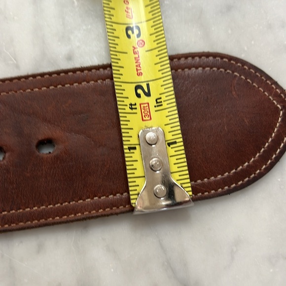 Joan & David Genuine Leather Wide Belt SZ BEAUTIFUL! - Picture 9 of 12